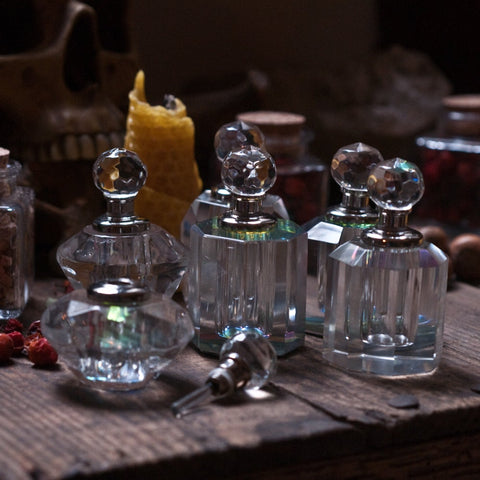 Glass Perfume and Annointing Oil Flacons